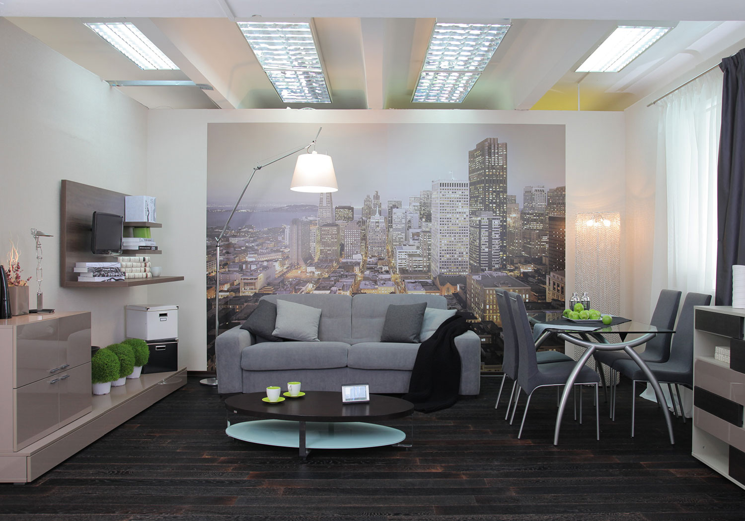 Инженерная доска Wood Bee дуб антик блэк фото в интерьере Инженерная доска Wood Bee дуб антик блэк фото в интерьере